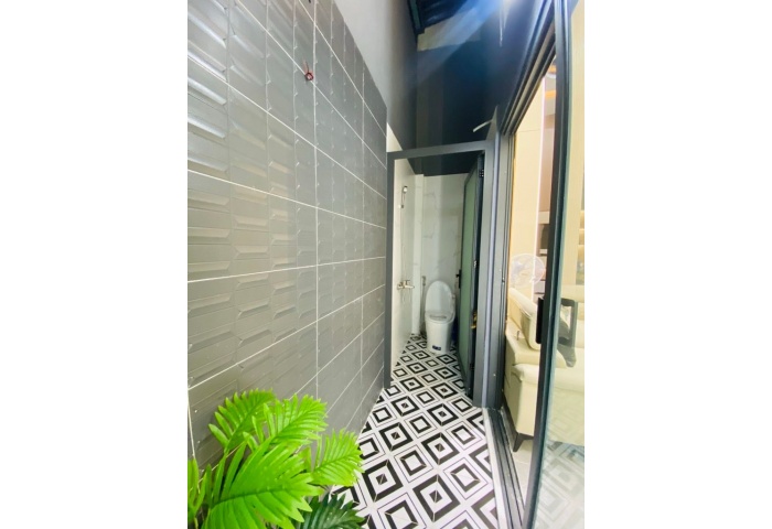 56M2, SIÊU PHẨM 5 TẦNG, NHÀ MỚI ĐẸP FULL NỘI THẤT, HẺM XE TẢI, XE HƠI NGỦ TRONG NHÀ, NỞ HẬU