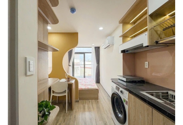 TÒA NHÀ  110m2, GỒM 14 CHDV ĐƯỜNG SỐ 27 GIÂP BÌNH THẠNH – DOANH THU 70TR/THÁNG – HẺM Ô TÔ THÔNG – NHÀ MỚI 100%
