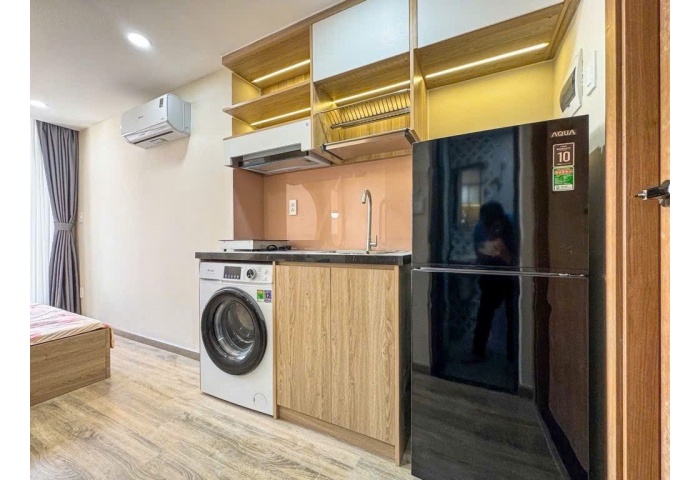 TÒA NHÀ  110m2, GỒM 14 CHDV ĐƯỜNG SỐ 27 GIÂP BÌNH THẠNH – DOANH THU 70TR/THÁNG – HẺM Ô TÔ THÔNG – NHÀ MỚI 100%