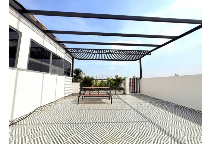 TÒA NHÀ  110m2, GỒM 14 CHDV ĐƯỜNG SỐ 27 GIÂP BÌNH THẠNH – DOANH THU 70TR/THÁNG – HẺM Ô TÔ THÔNG – NHÀ MỚI 100%