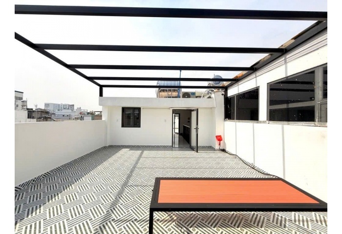 TÒA NHÀ  110m2, GỒM 14 CHDV ĐƯỜNG SỐ 27 GIÂP BÌNH THẠNH – DOANH THU 70TR/THÁNG – HẺM Ô TÔ THÔNG – NHÀ MỚI 100%